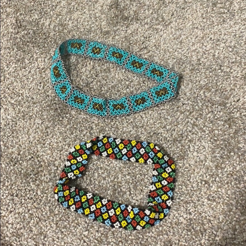 SOLD!!! 2 beaded headbands